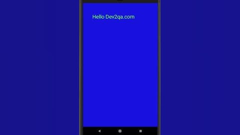 android move text with arrow key example remove status bar