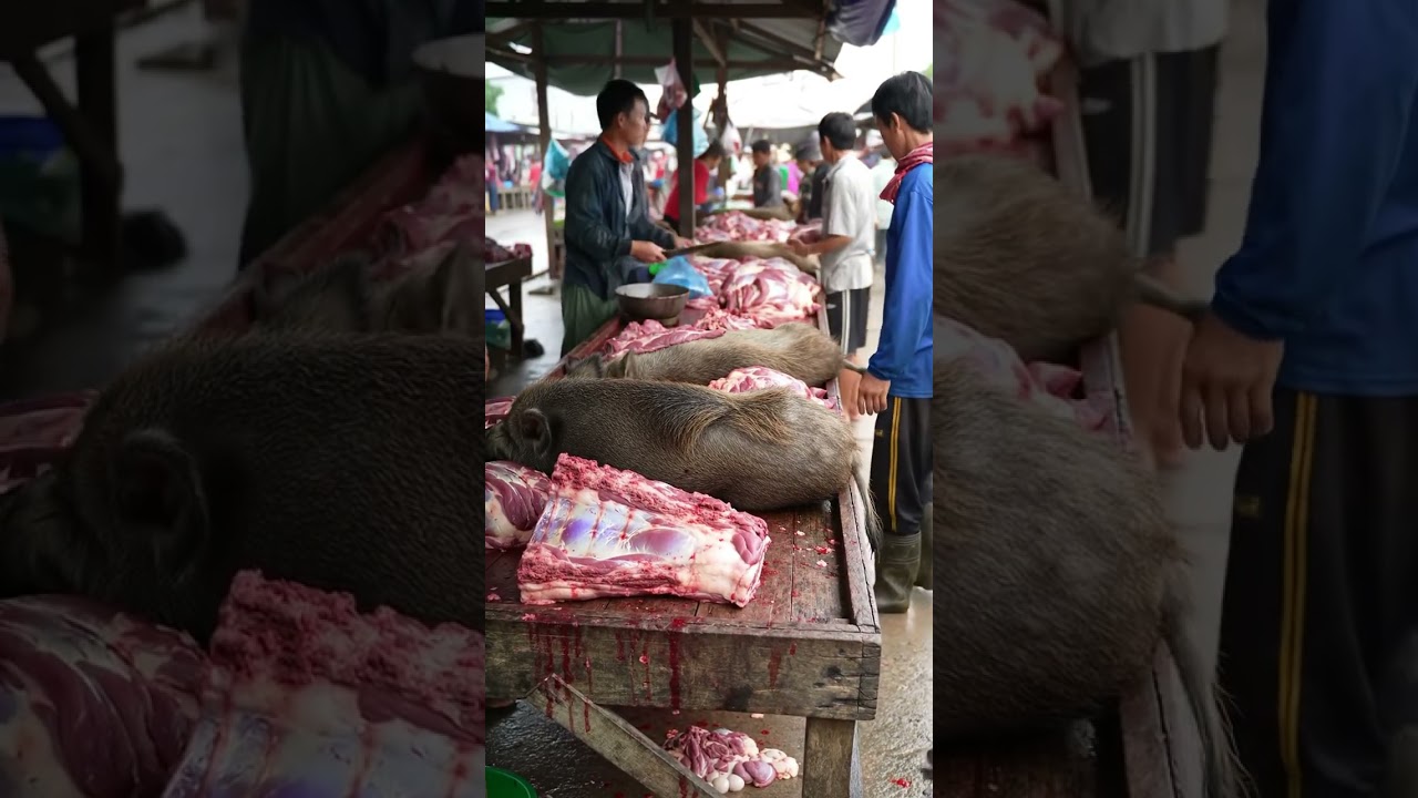 #animals sold in traditional market
