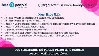 Healthcare Jobs | Provider Jobs | Norfolk, VA | Job ID: 34473 |