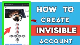 How To Create Invisible Name Facebook Account 2021