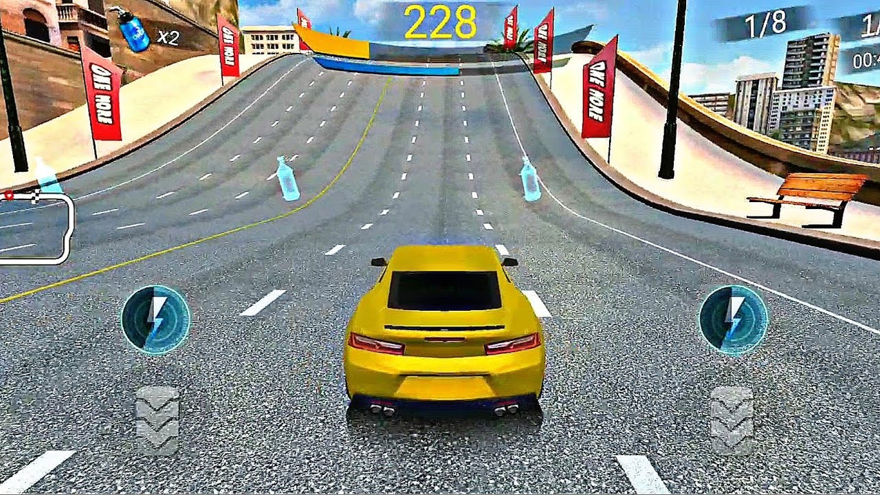 कार वाला गेम | गाड़ी वाला गेम | Crazy Speed Fast Racing Car Gameplay 2020
