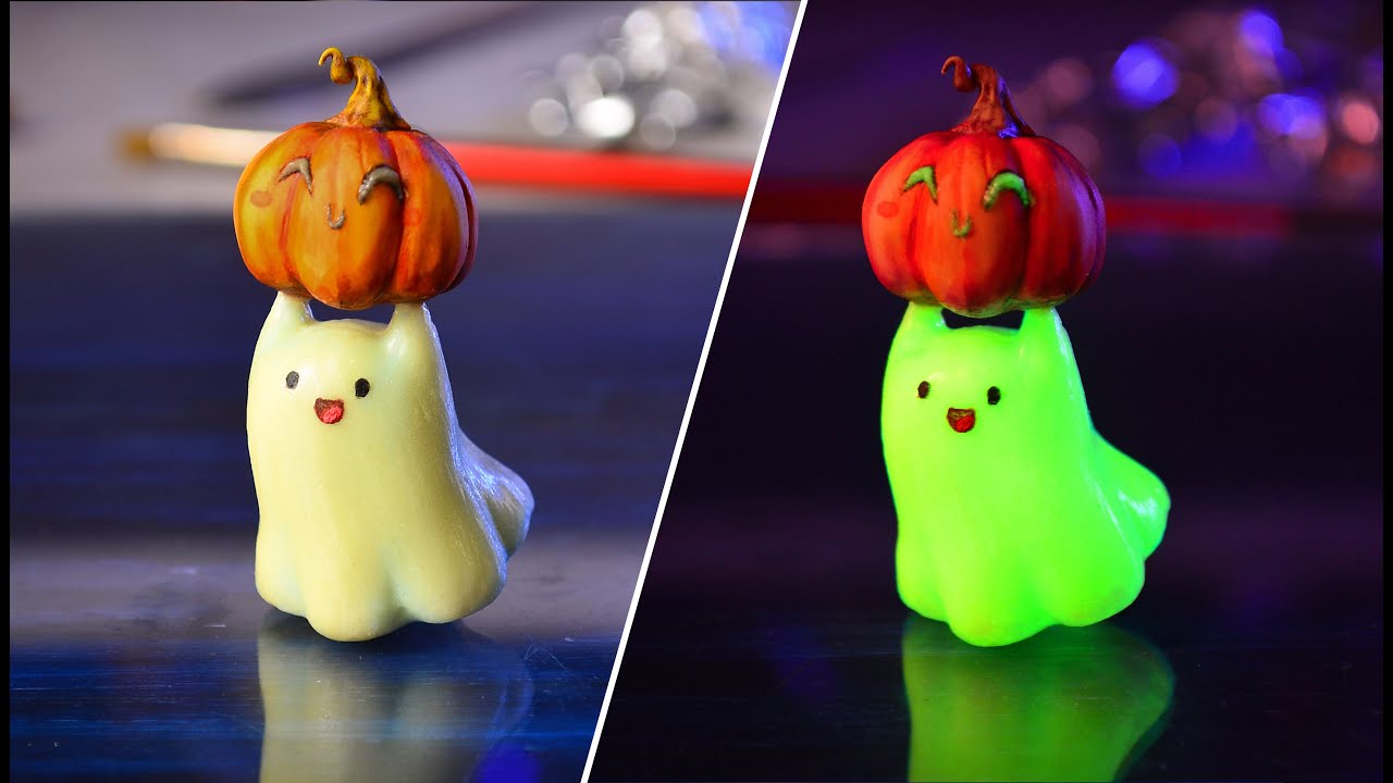 Como hacer fantasma para Halloween - porcelana fría