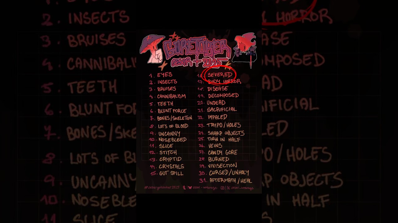 Goretober day 16! Severed!!! 