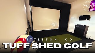 Tuff Shed Golf Simulator Build | Virtual Tee Installation (Littleton, CO)