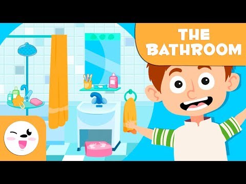 Learning the bathroom - Vocabulary for kids