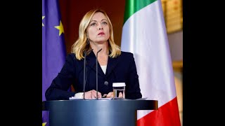 Giorgia Meloni in diretta dal Senato per il Premier Time