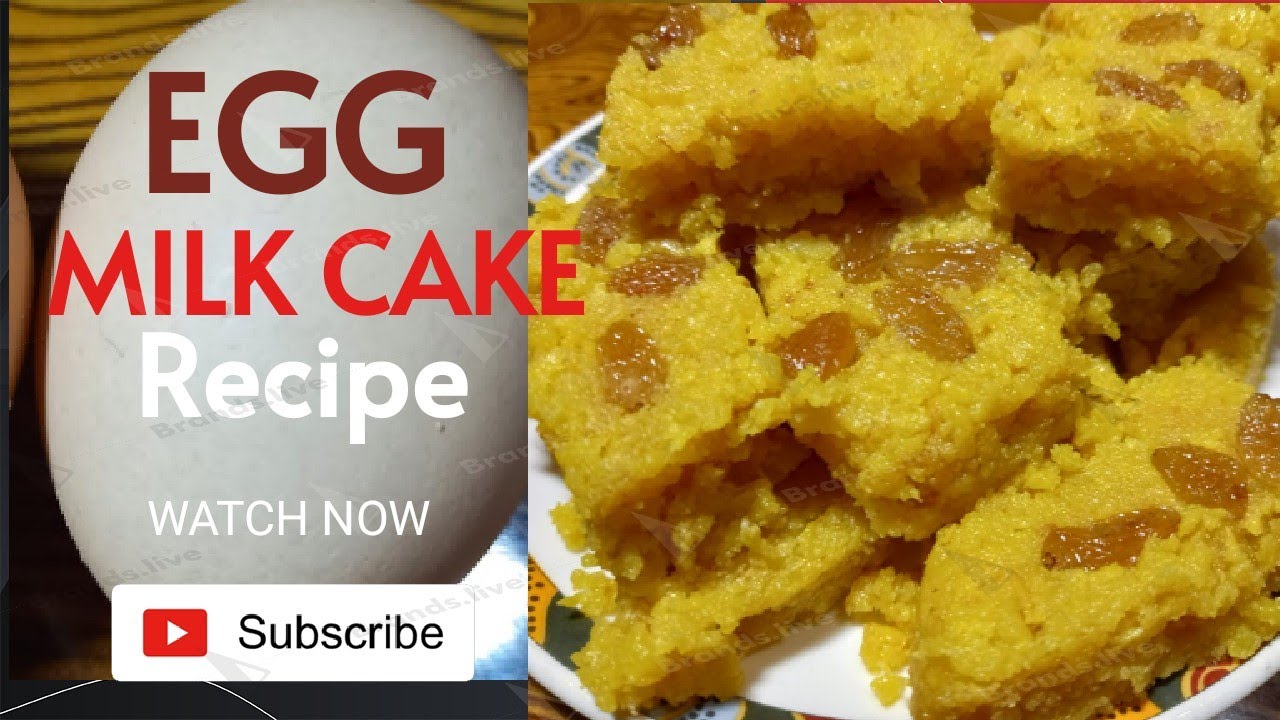 Egg Milk cake recipe / how to make Egg Milk cake / Egg Milk cake kaise
