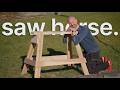 How To Make a Cheap and Easy Saw Horse - With Scrap Materials