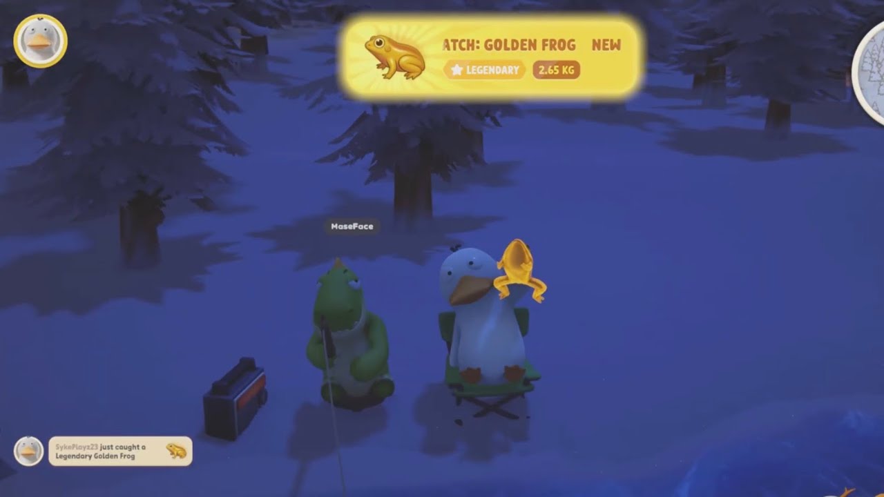 Chill fishin w bad luck in party animals