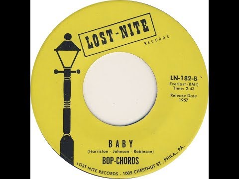 The Bop Chords - Baby 1957