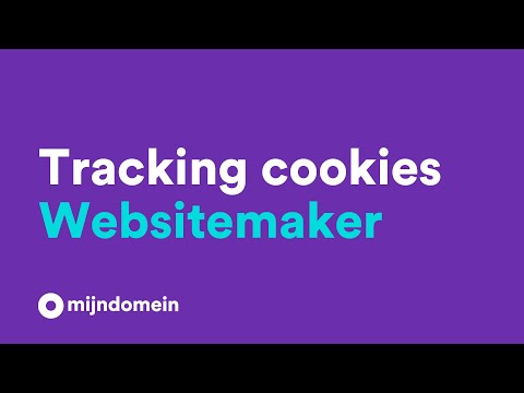 Tracking cookies inschakelen | Mijndomein