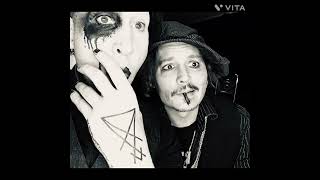 Johnny depp and marlín Manson!#johnnydepp #Marilyn Manson ￼