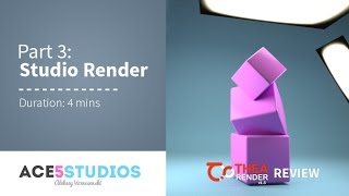 Thea Cinema 4D 1.5 Part 3 - Studio Render
