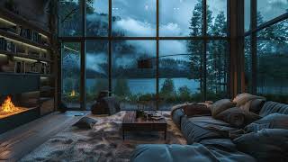 Rainy Day Cabin - Comfort in a Cozy Forest Haven with the Soothing Sound of a Crackling Fireplace🌧️🔥