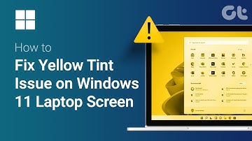 How to Fix Yellow Tint Issue on Windows 11 Laptop Screen | Is Your Laptop