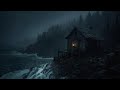 Gentle Rain Sounds All Night 🌲 | Natural Sleep Aid for Stress Relief and Focused Study