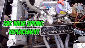 How to change SBC Valve Springs with the heads on