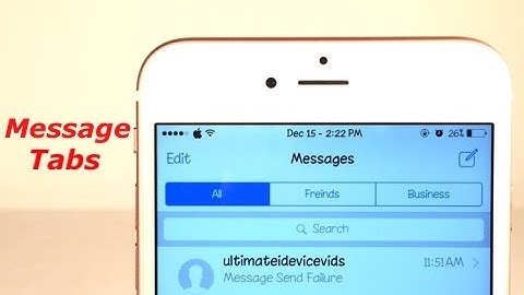 Cydia Tweak: MessageTabs - Organize your messages into categories