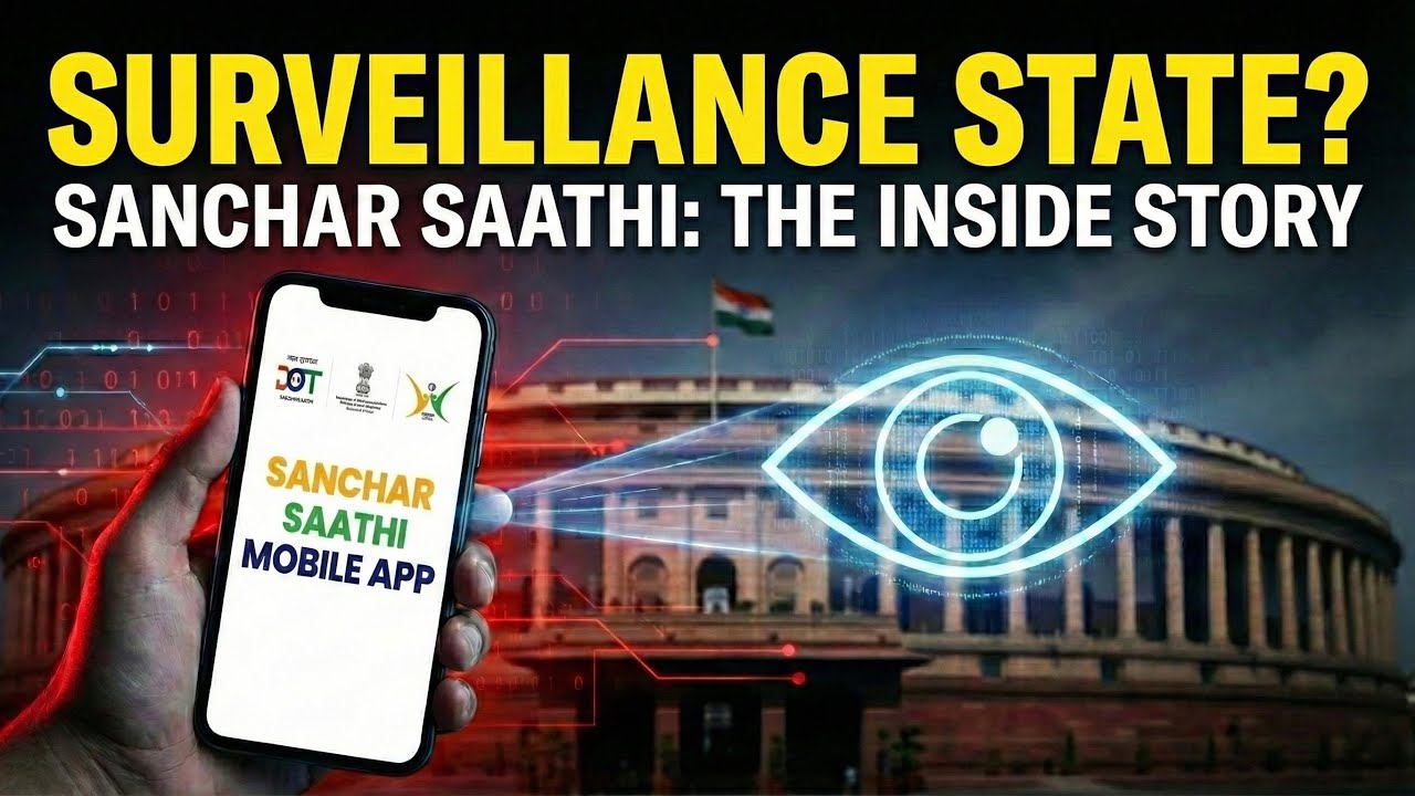 Sanchar saathi App Kya Hai? | Sanchar saathi App News & Controversy | Privacy vs Surveillance 📱
