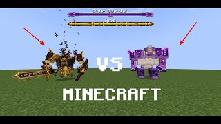 Enchanted Ender Guardian vs Ignis in Minecraft