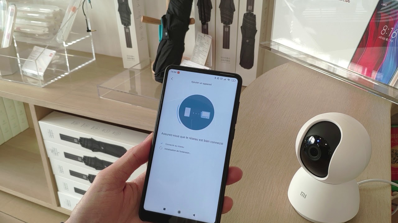 INSTALLATION FR Xiaomi Caméra de sécurité 360° 1080P 