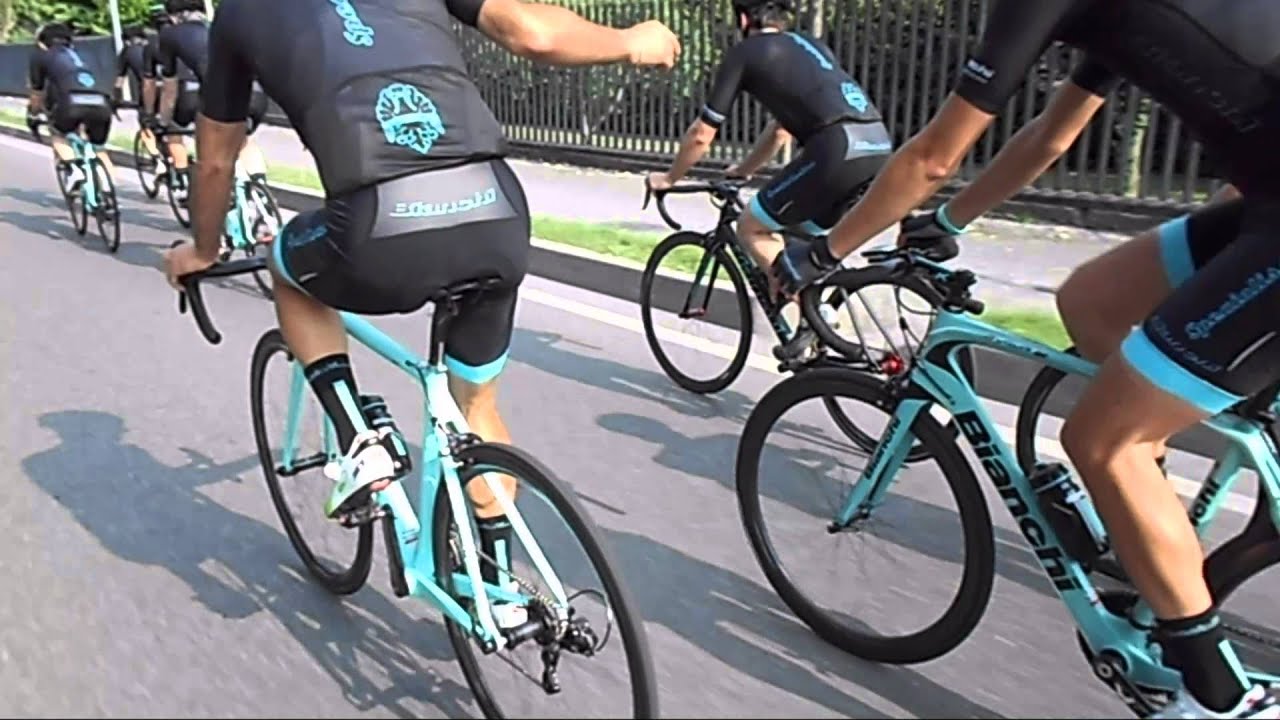 Bianchi Specialissima CV short test ride - YouTube