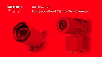 KATflow 170 Explosion-Proof Clamp-On Ultrasonic Flowmeter from Katronic