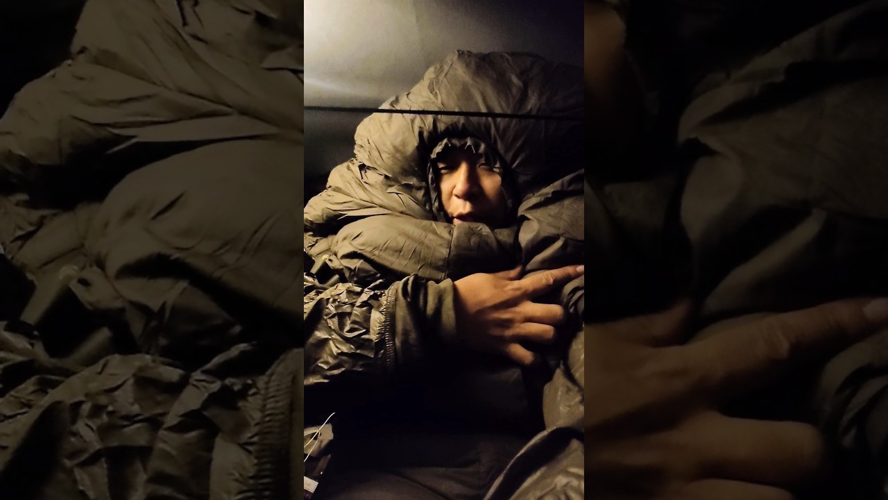 Military sleeping bag, CARINTHIA Survival ONE. First time using it