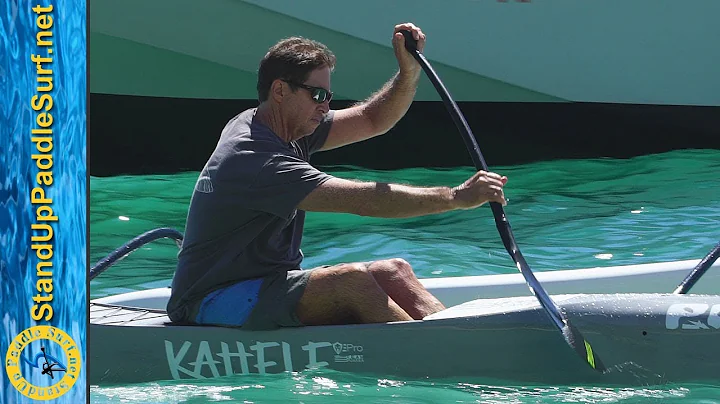 John Puakea Teaches Canoe Paddling Technique: The Catch - Part 1