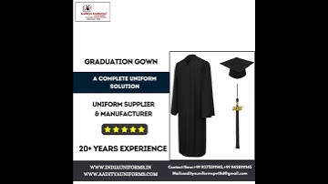 Graduation Gown Available At Aaditya Uniforms