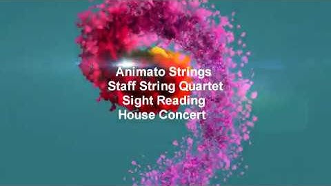 Animato Strings Staff Sight Reading House Concert Haydn op 77