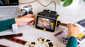 KODAK Slide N SCAN Film and Slide Scanner with Large 5 LCD Screen-Convert Color & B&W Negatives