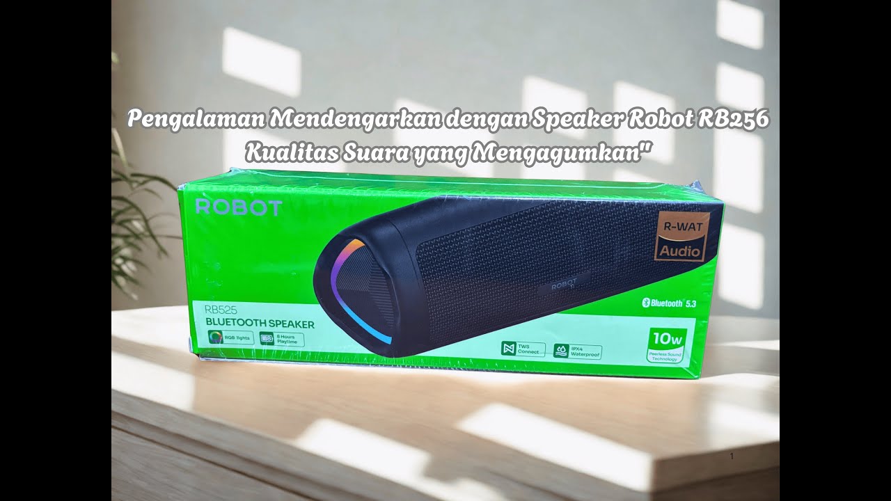 Review Speaker Bluetooth Robot RB252 - YouTube