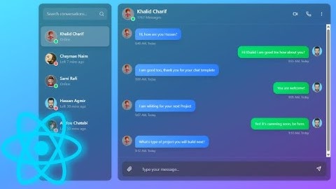 React Chat App Tutorial Tailwind CSS