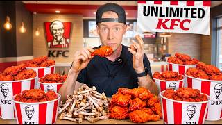 KFC ALL YOU CAN EAT für 11,99€? 😳 Ich bestelle & esse unbegrenzt CHICKEN HOT WINGS! 🍗