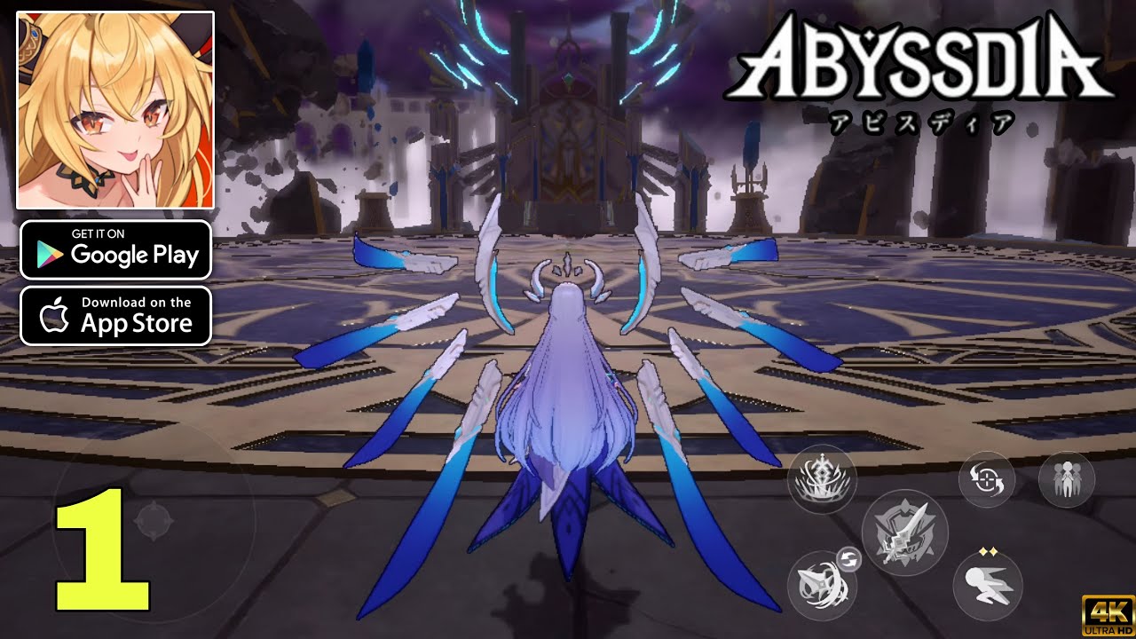 Abyssdia - ARPG Official Launch Gameplay walkthrough part 1 (Android/iOS)