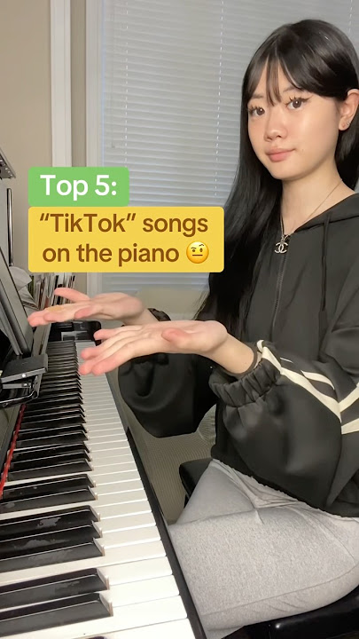 Top 5 TIKTOK SONGS on the piano 😵‍💫 #piano #fyp #tiktok #top5 #shorts #music