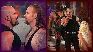 The Undertaker w/ Sara vs Albert (Kane Helps Take Out DDP & Albert)! 7/2/01