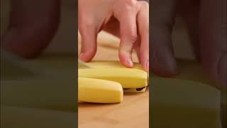 Smooth Banana Slice 🍌That soft creamy cut! ✨#ASMR #Satisfying