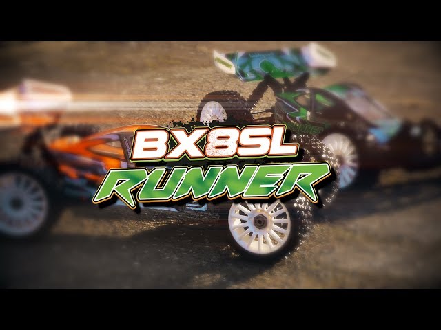Runner BX8SL Hobbytech - Châssis Pour Voiture RC 1:8, Couleur Noir, Neuf Sous Emballage, Fabriqué En France