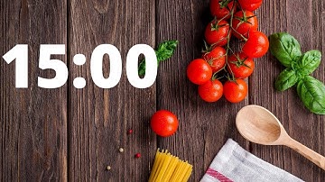 15 Minute Cooking Timer | Kitchen Timer 15 Minute