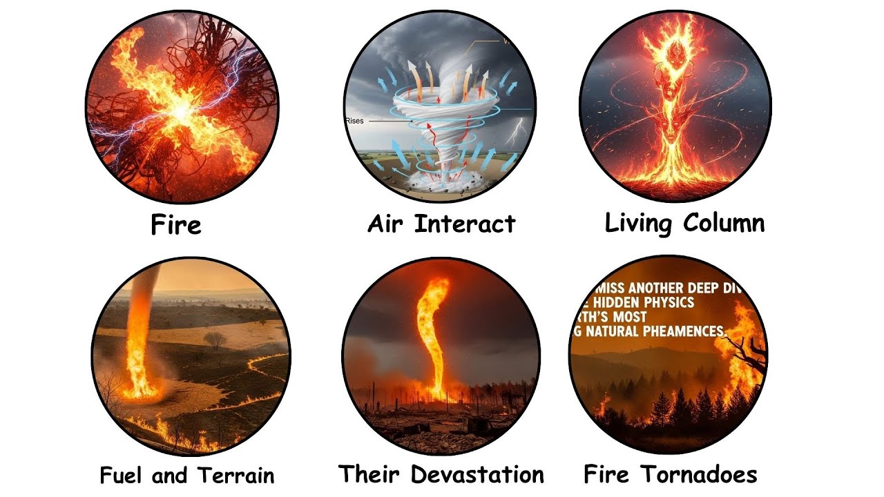 How Tornadoes Turn Small Fires Into Fire Tornadoes Instantly - YouTube