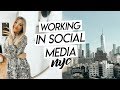 WORK WEEK IN MY LIFE NYC! Working in Social Media in NYC