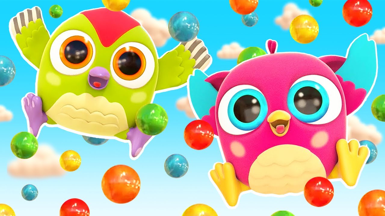 Pulando com Hophop, a coruja, AO VIVO! Desenho animado infantil em português