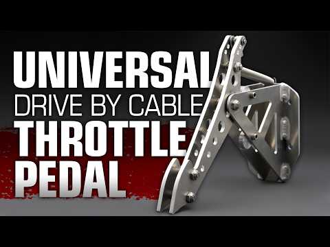 New GenRight Universal Throttle Pedal for Any "Drive By Cable" Builds!