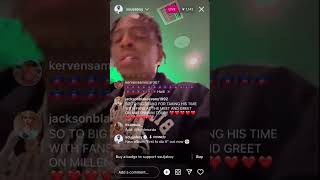 SODMG Soulja Boy on IG live “This is what can happen!”