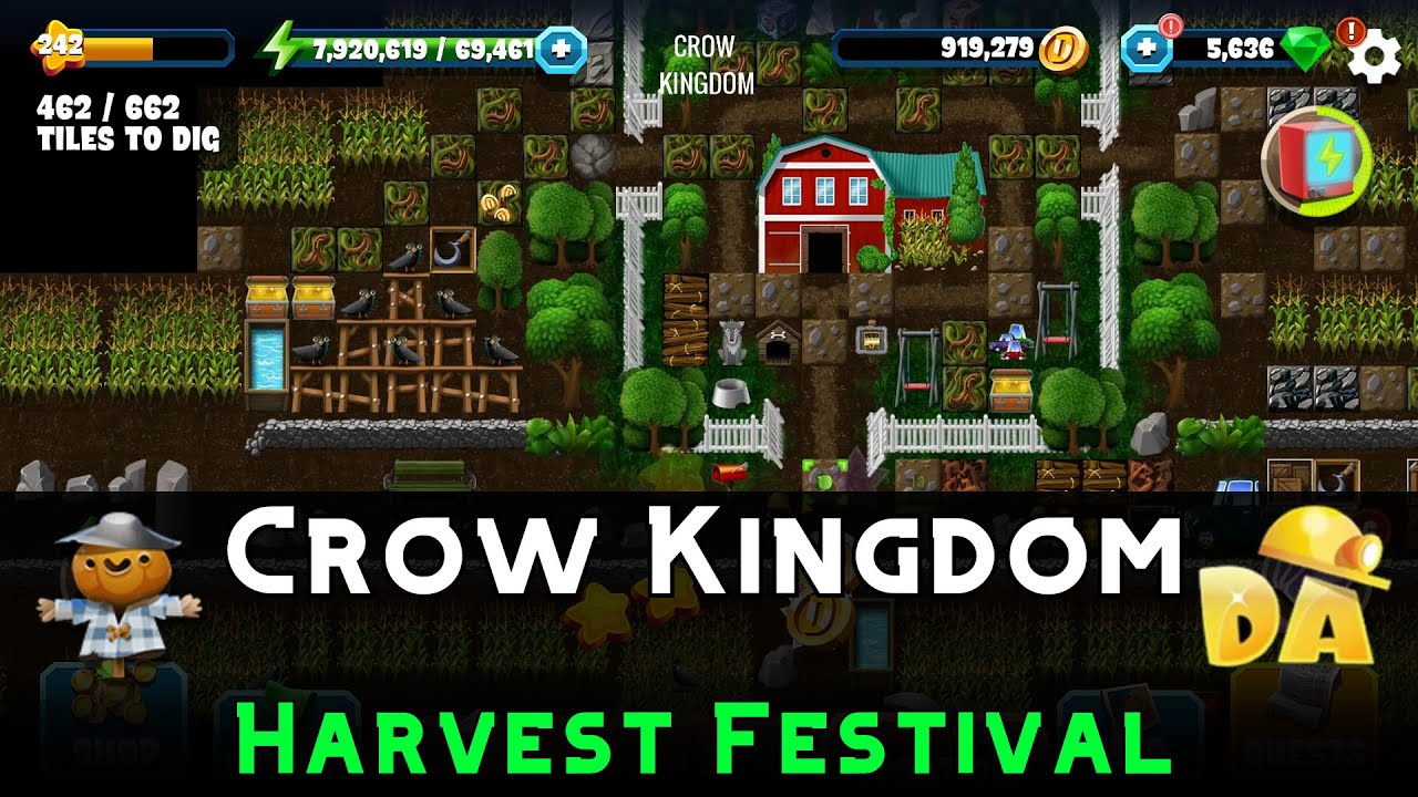 Crow Kingdom | Harvest Festival #2 | Diggy's Adventure