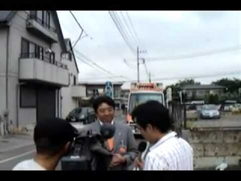 2006年８月８日群馬テレビ取材