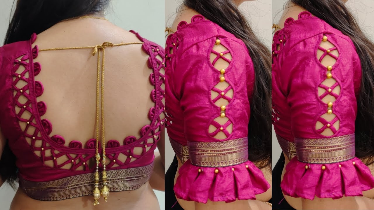 Beautiful sleeve design cutting and stitching sleeve ki design YouTube