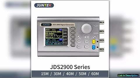 JDS2900 1530405060MHz DDS DualCH Function Signal Generator Arbitrary Waveform Generator Source Freq